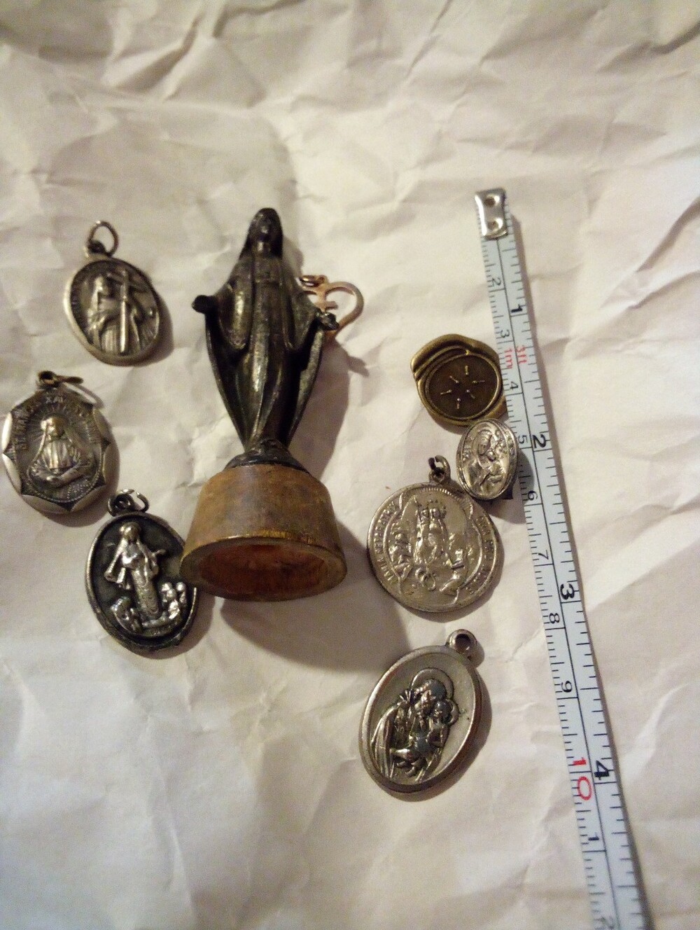 Lot Of Vintage Religious Medals